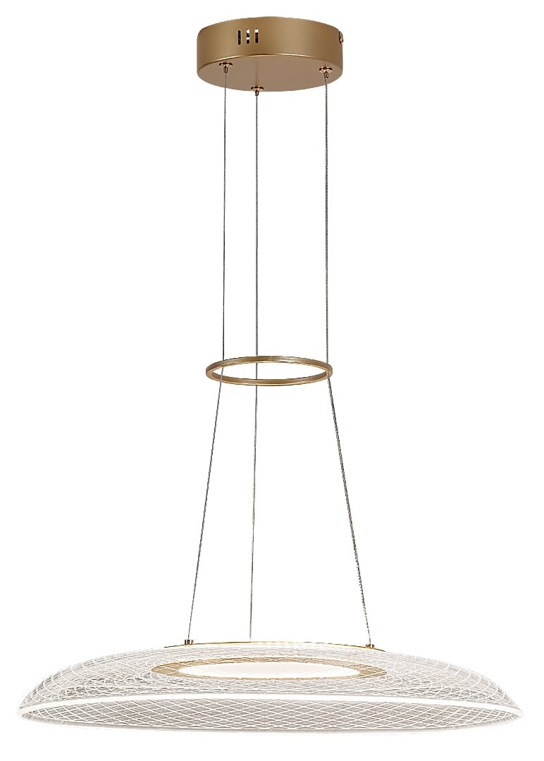 LED пендел Zofrael 24W 3000K златно