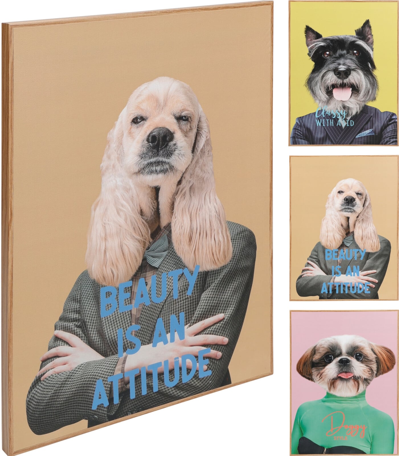 Картина Dog 38х28см микс