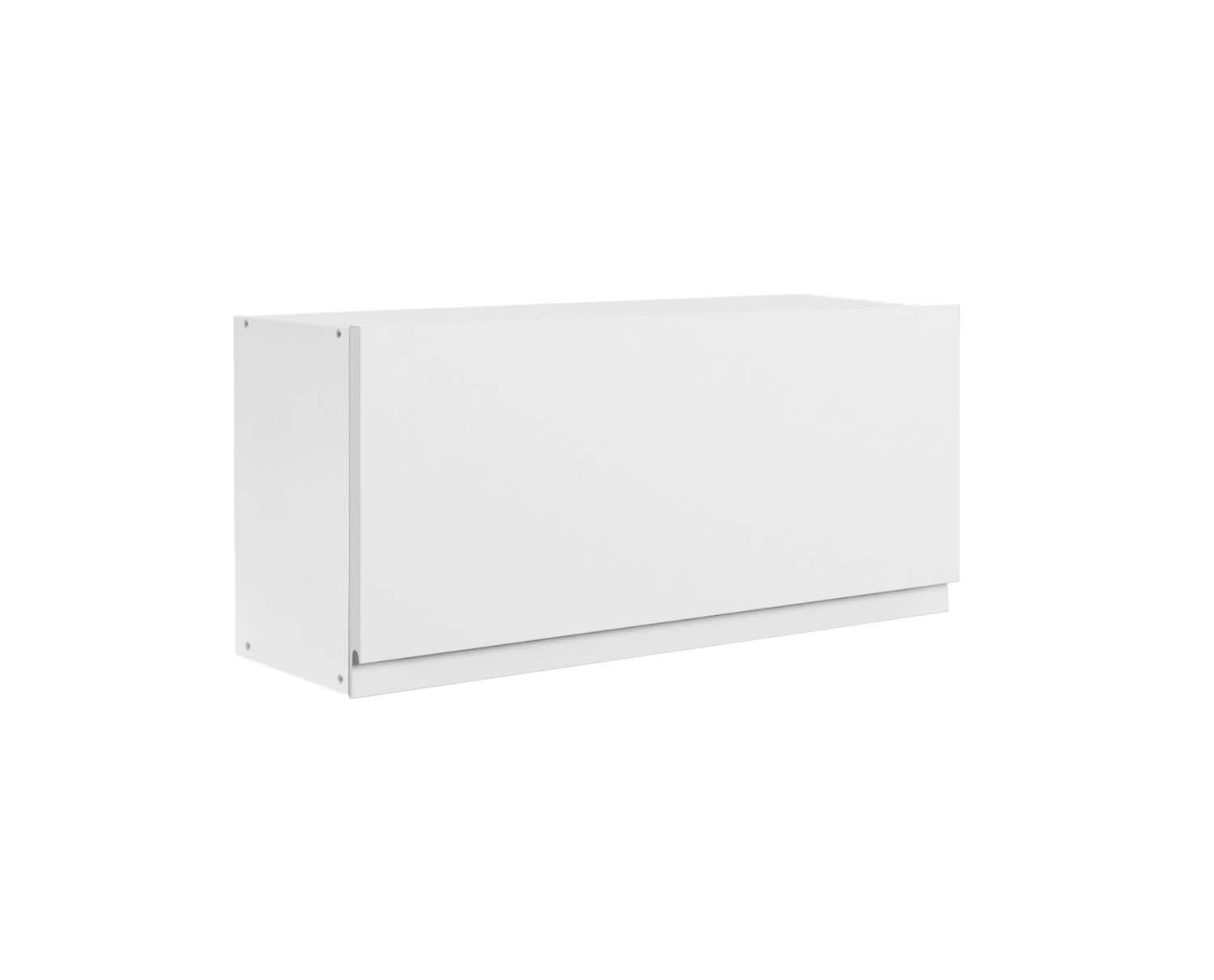 Горен шкаф с една повдигаща врата Aura VH80/36B бял