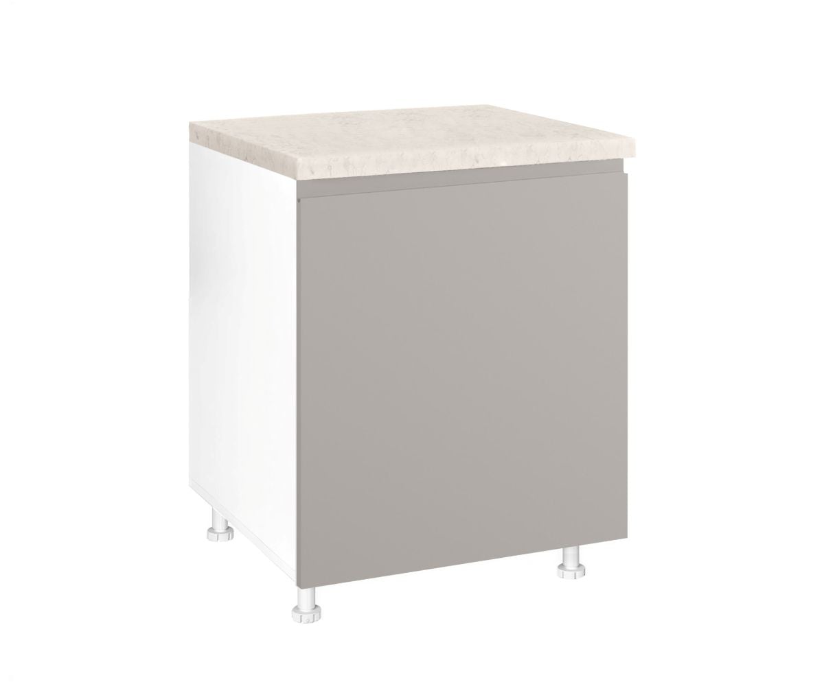 Долен шкаф с една врата и рафт Matis Aura D601V бежов