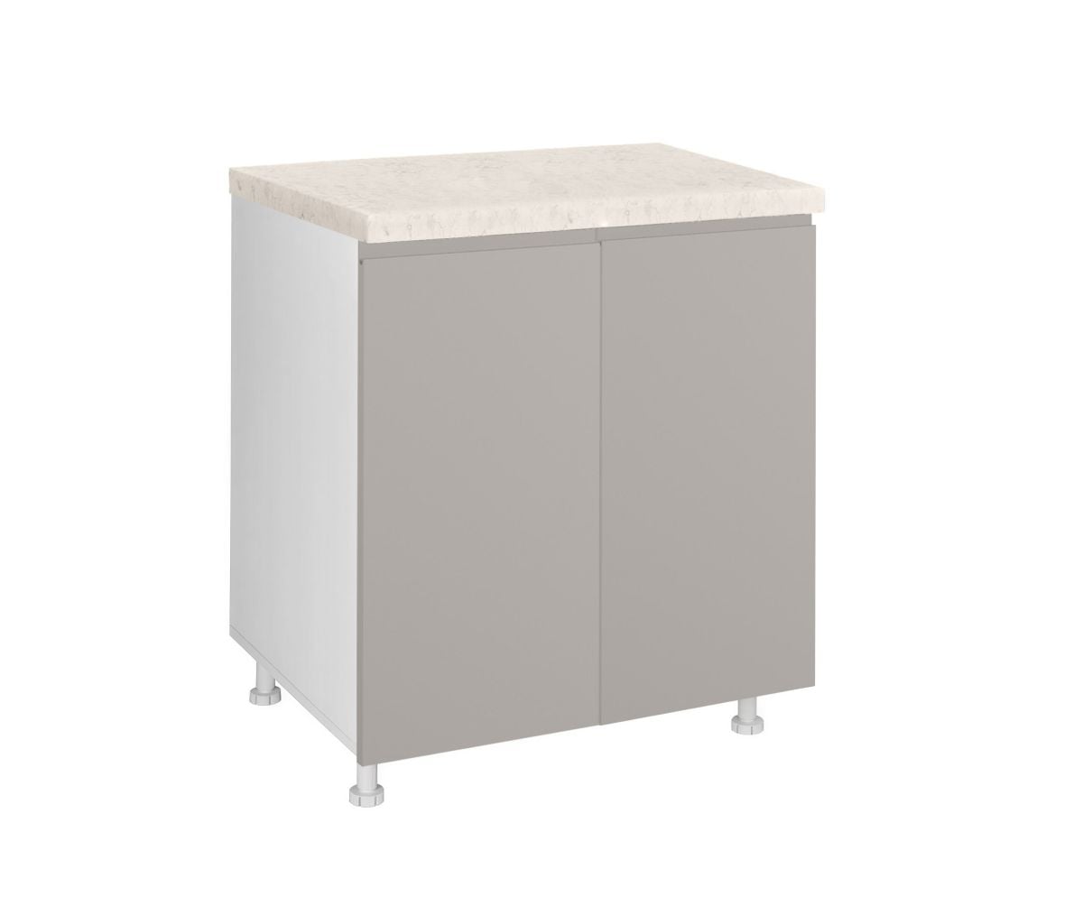 Долен шкаф с две врати и рафт Matis Aura D60 бежов