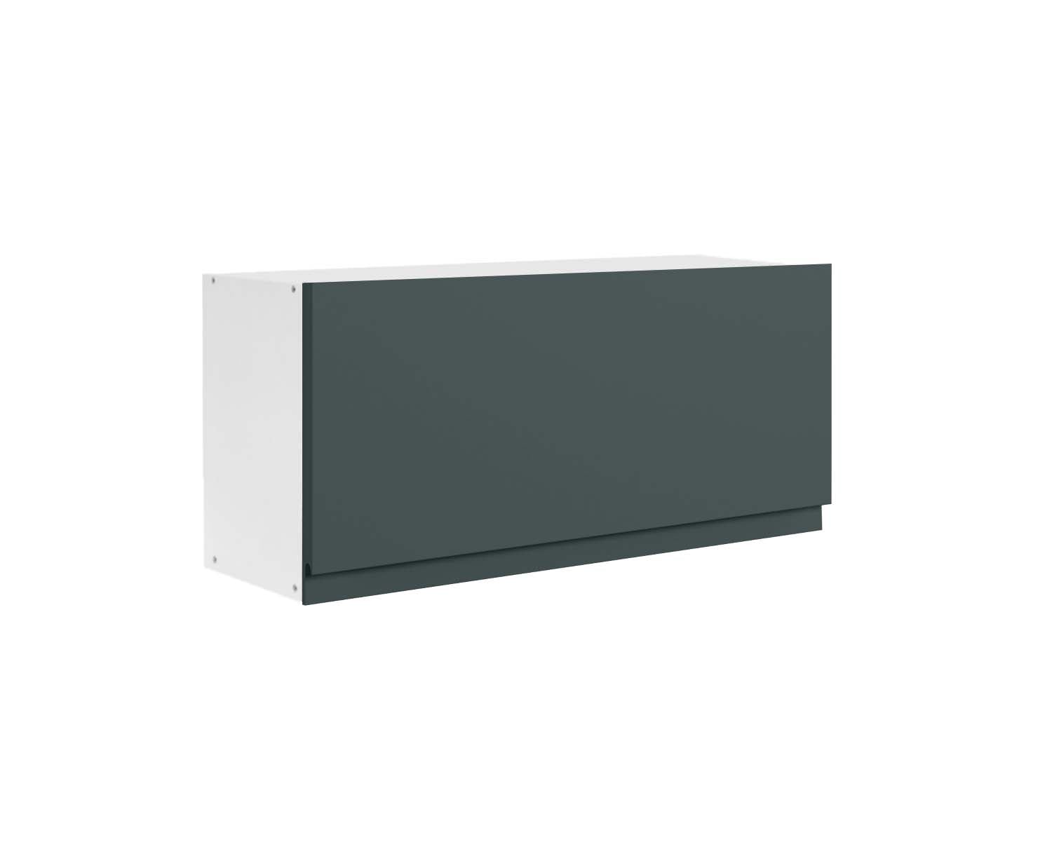Горен шкаф с една повдигаща врата Aura VH80/36B зелен