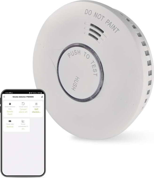 Smart датчик за дим със сирена 85dB TS380C-HW Wi-Fi GoSmart EMOS