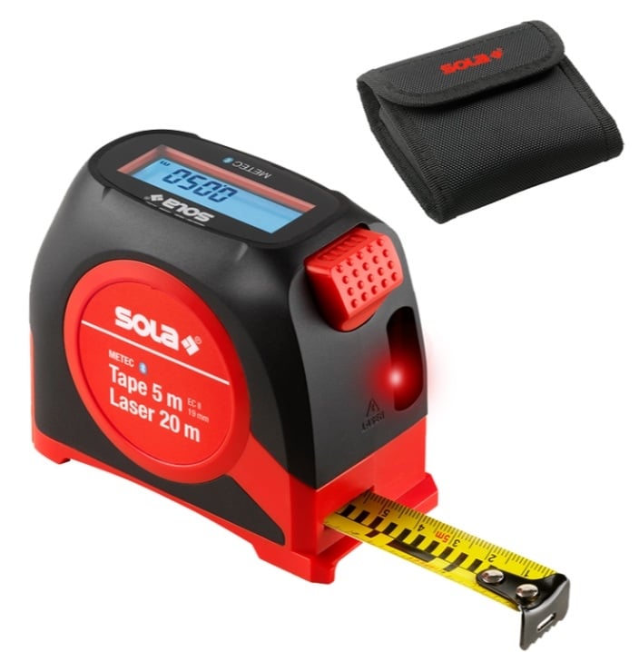 Дигитална ролетка Sola + лазерна ролетка METEC