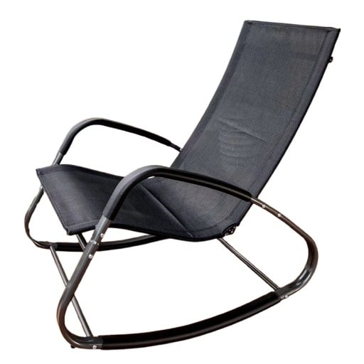 Люлеещ се шезлонг My Garden Carmo G62025 черен