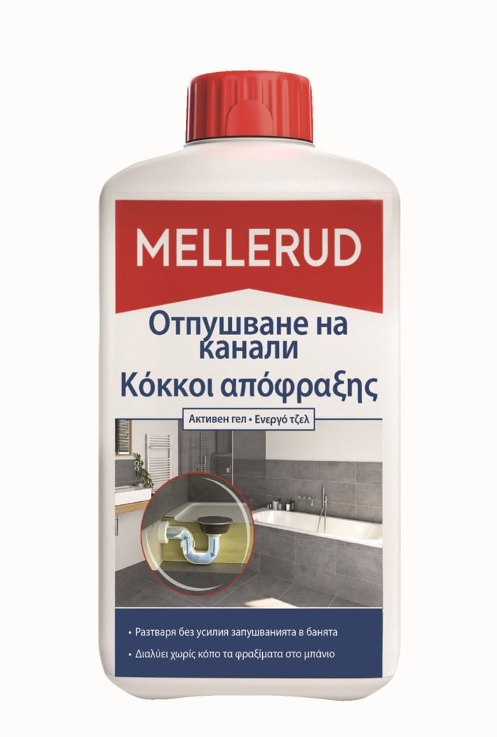 Гел за отпушване на канали Mellerud 1 л