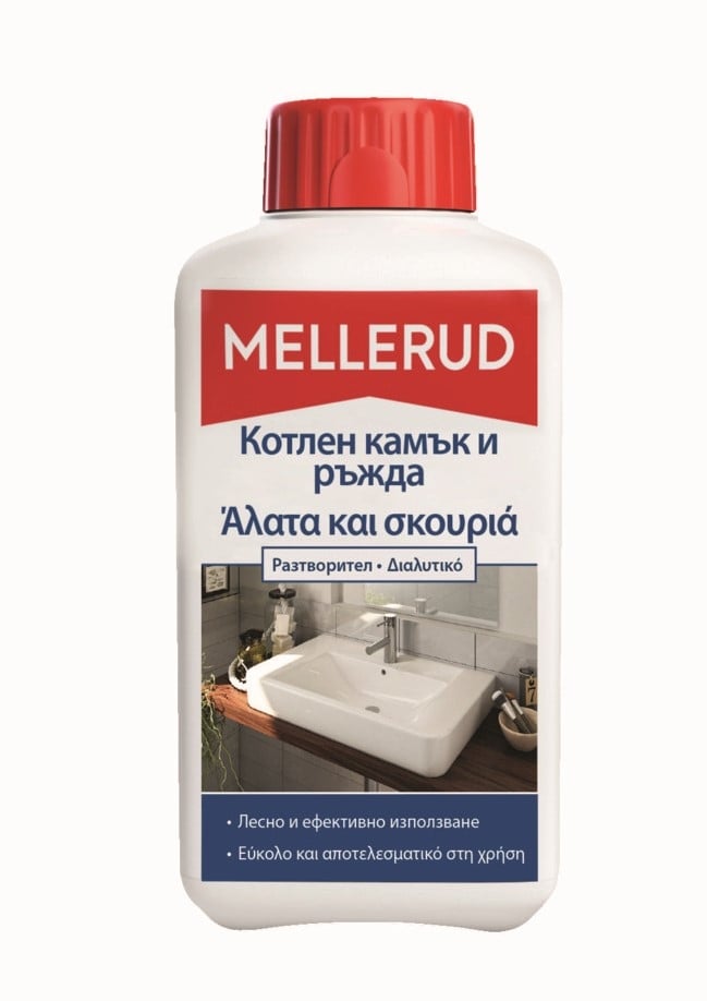 Препарат за отстраняване на варовик и петна от ръжда Mellerud 500 мл