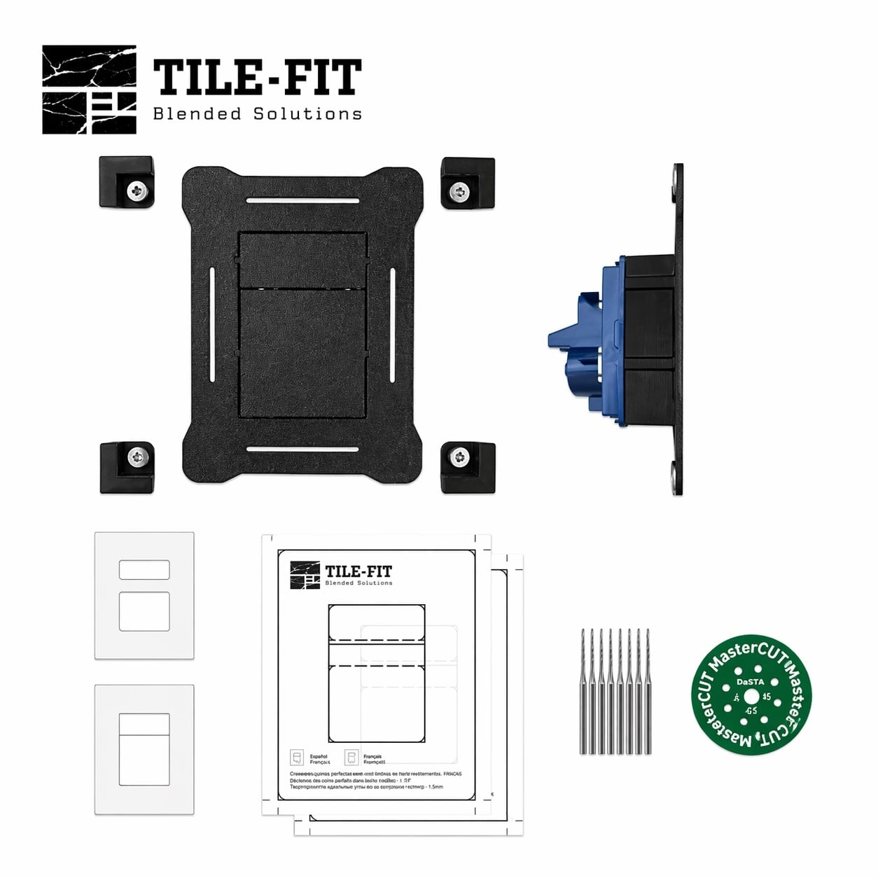 Система за монтаж на бутон от плочка за структури с пневматична активация Tile-Fit