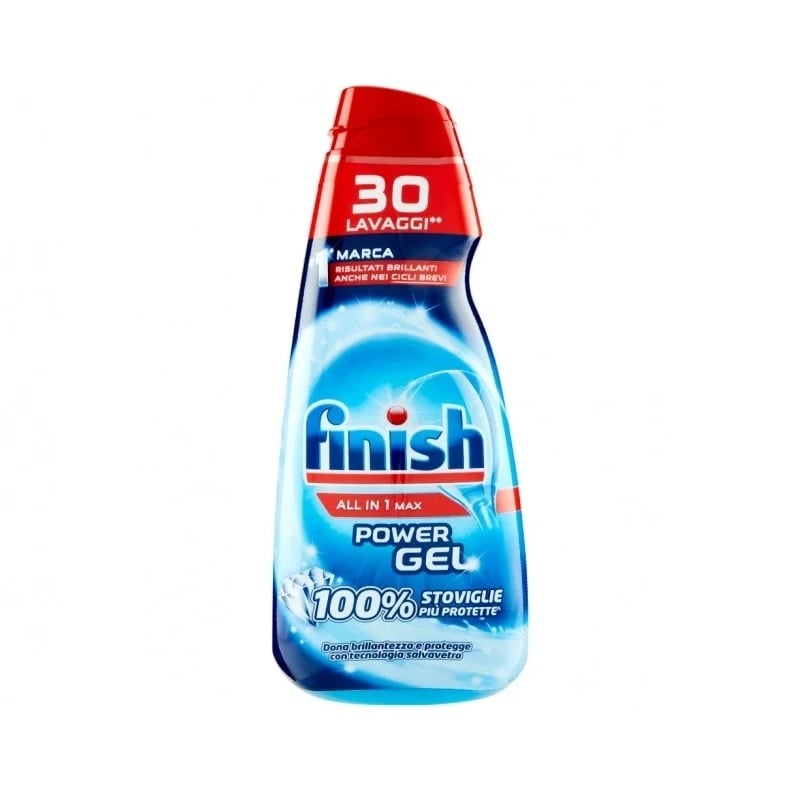 Препарат за съдомиялна Finish Power Gel All In 1 Brillante / 30 измивания