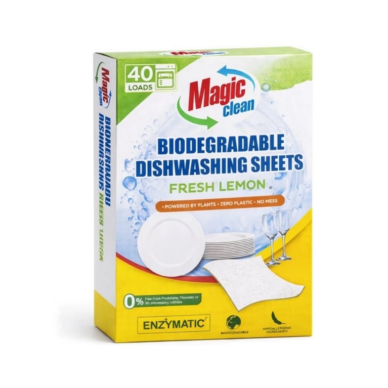 Препарат за съдомиялна / листчета Magic Clean Fresh Lemon 40 броя
