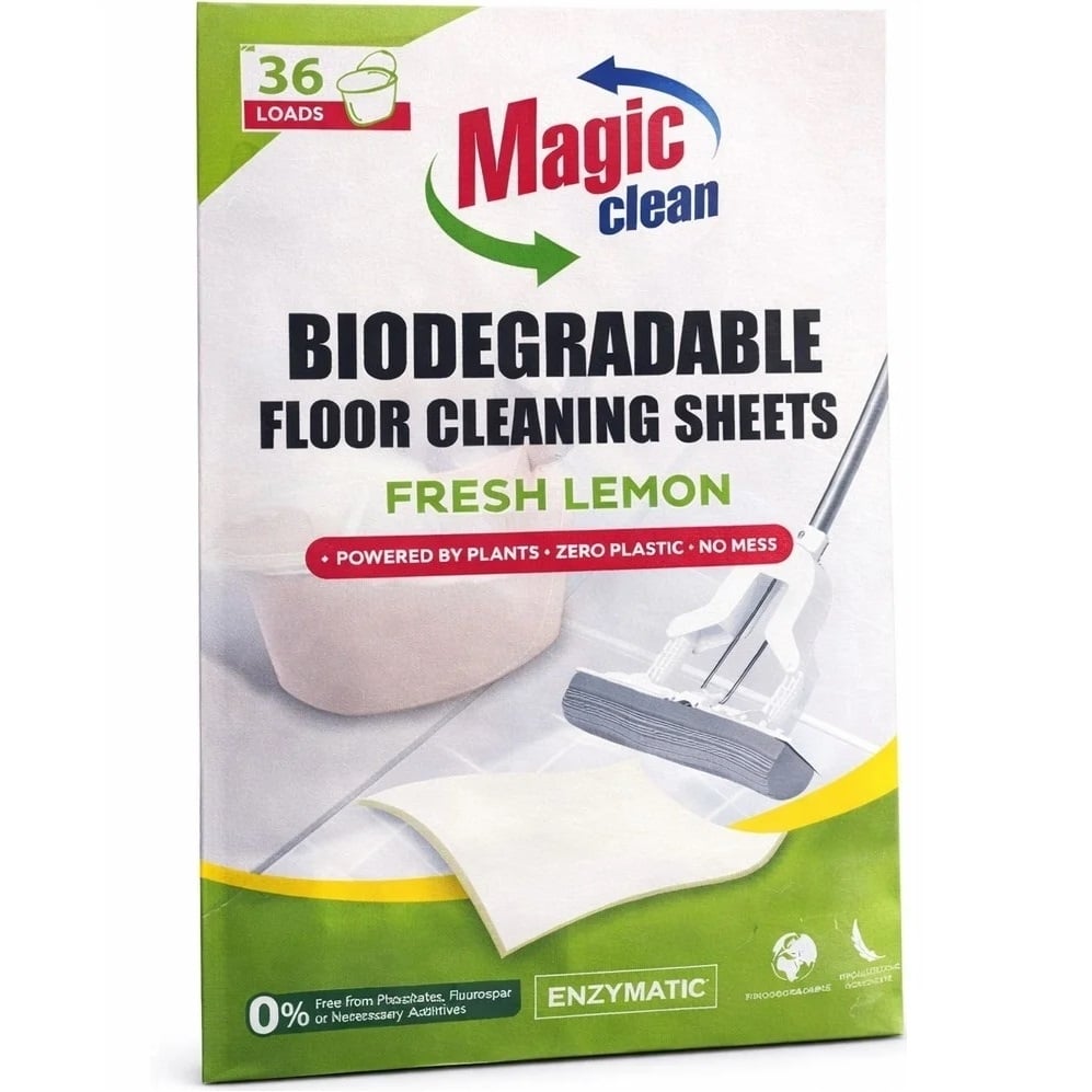 Препарат за под / листчета Magic Clean Fresh Lemon 36 броя