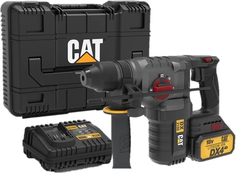 Акумулаторен безчетков перфоратор CAT DX2150 / 2,8 J с батерия и зарядно