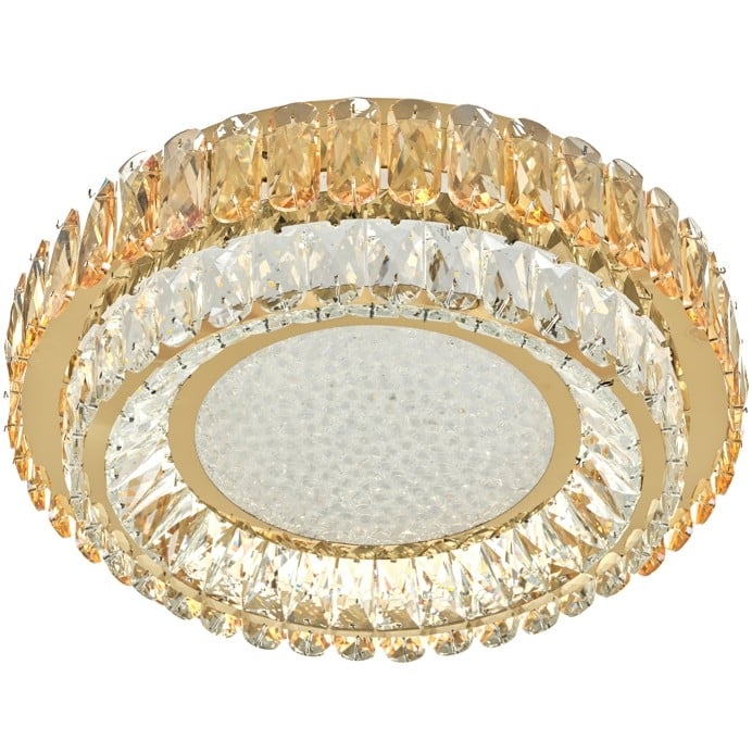 LED плафон EL 4255 / R45 GD кристален