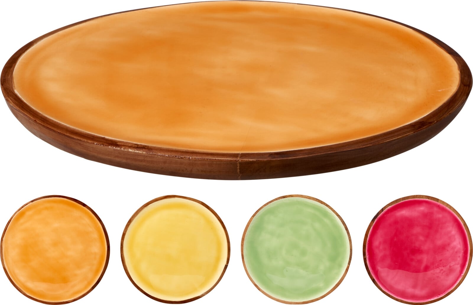 Чиния Bright Mango 25см микс