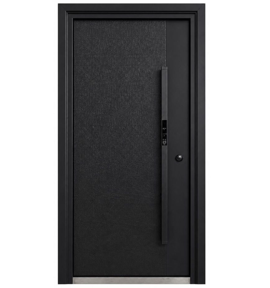 Метална входна врата с една smart ключалка CY-9517 лява 90 х 200 х 9 см