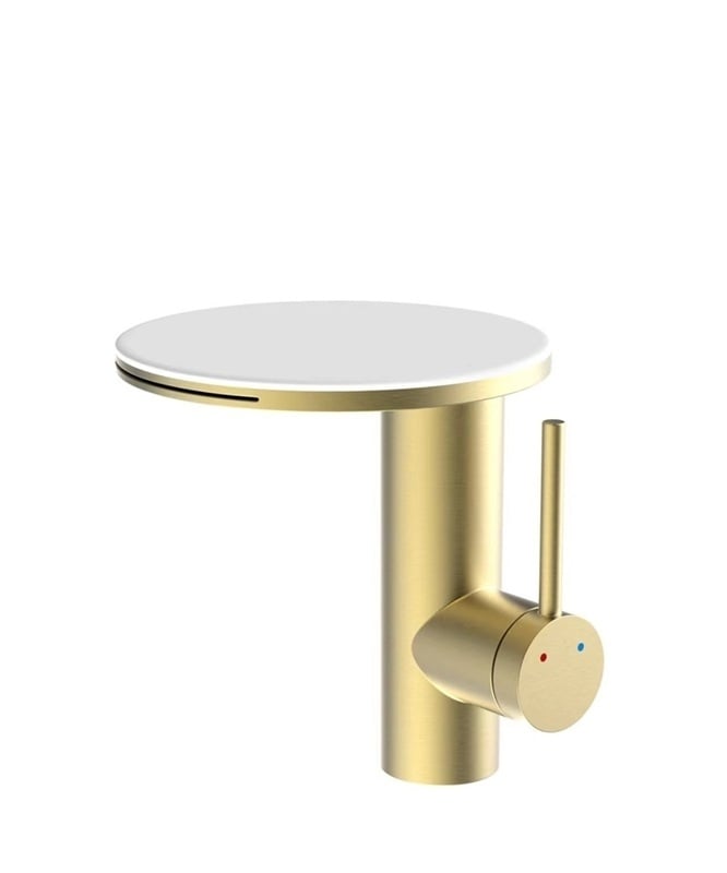 Едноръкохватков смесител за мивка Gold Waterfall