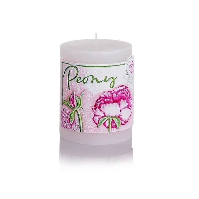 Свещ Bartek Candles Peony Pillar 70 x 90 мм