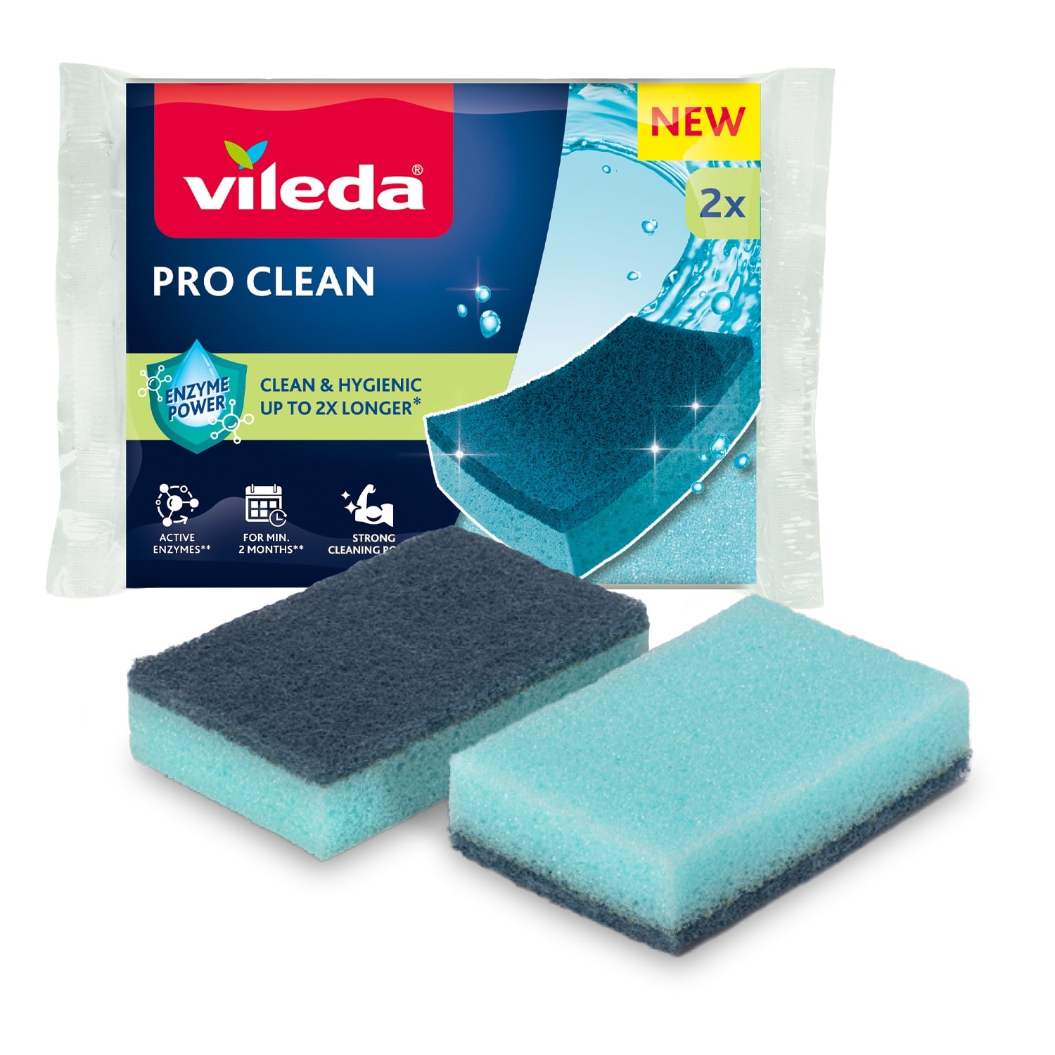 Кухненска гъба Vileda Pro Clean 2 броя 
