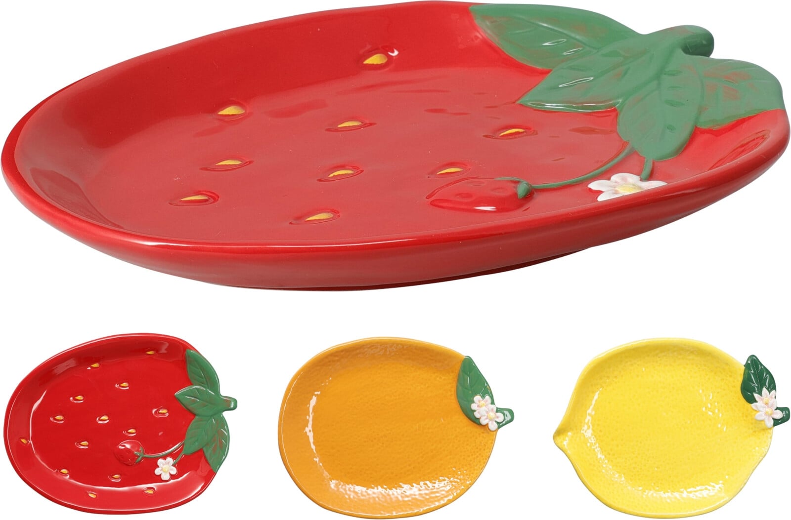 Чиния Fruit 20 х 15 см микс