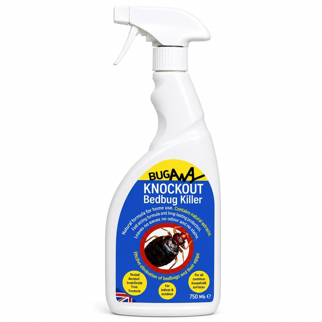 Инсектицид срещу дървеници Knockout Bedbug Killer 750 мл