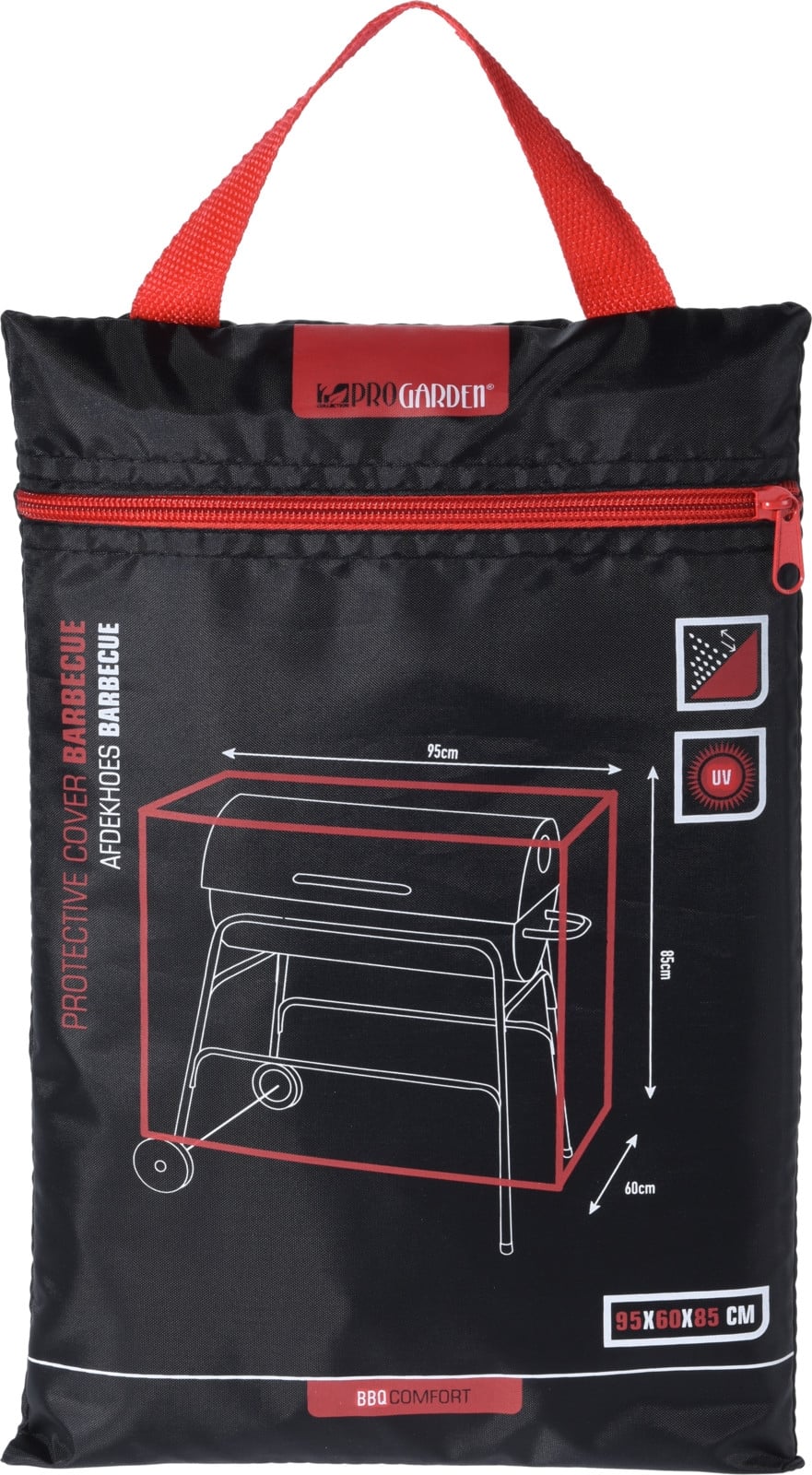 Черно покривало за цилиндрично BBQ FC4630260 / 95х60х85см