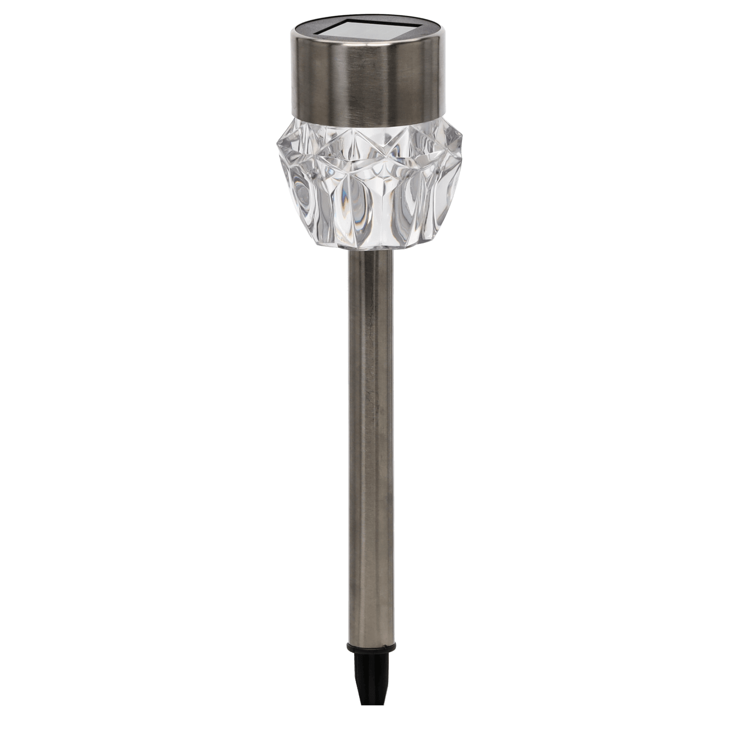 LED Соларна лампа SOL4337 сребриста 7х7х3,5см 