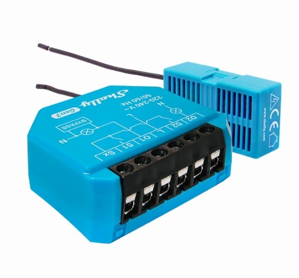 Smart реле 2 х On/Off 3 A Shelly 2L Gen3 / без неутрала