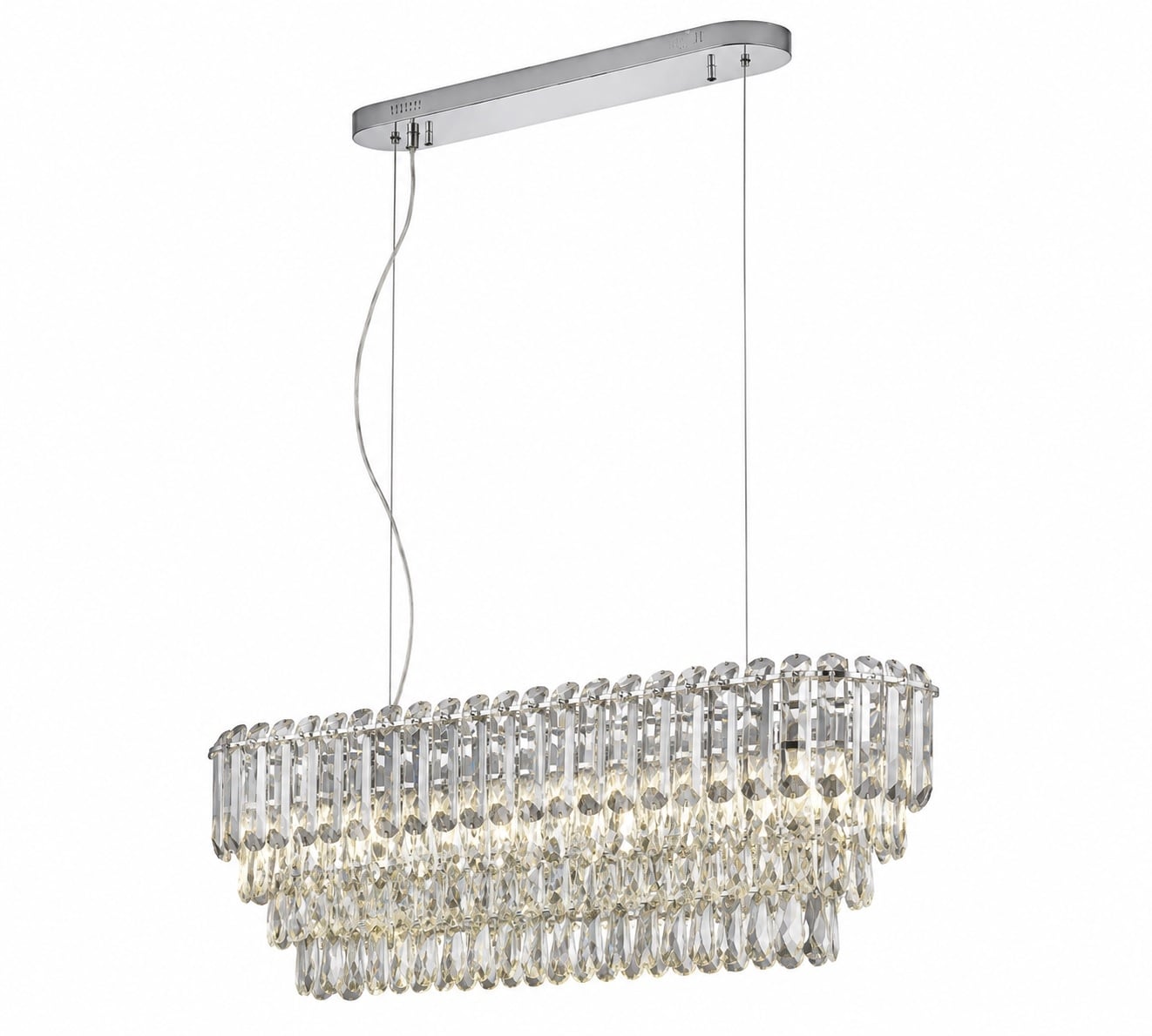Полилей Ziel Lighting Crystal SE-P5129/96 / 10 х 60 W хром