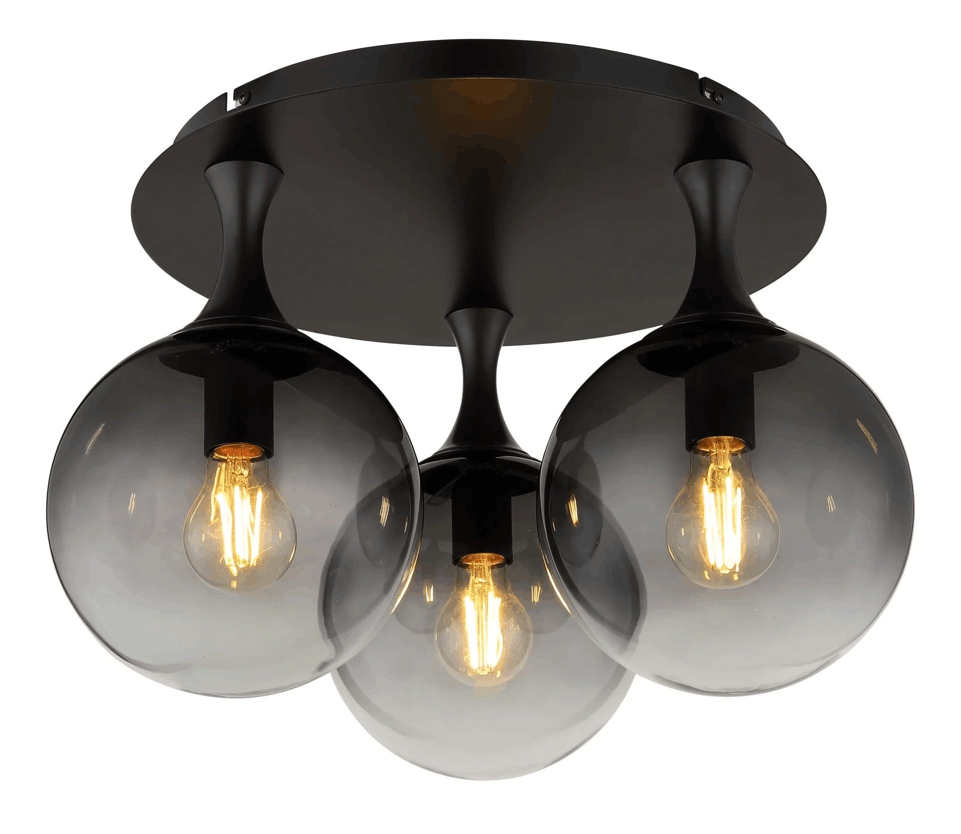 Осветително тяло Ziel Lighting SE-C5051/3 / 3 х 60 W черно