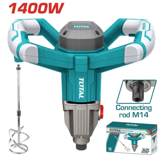 Миксер за строителни смеси TOTAL IND, 1400 W