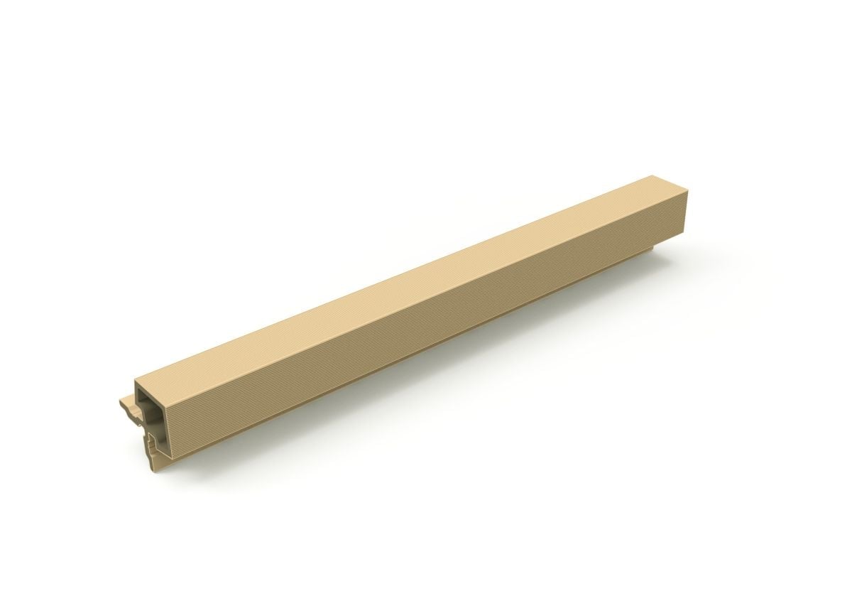 WPC свързващ елемент за фасадни профили Effector JE-Corner42-2C-YW / 290 x 5,8 x 5,8 см