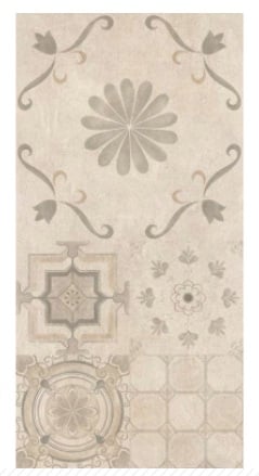 Гранитогрес калибриран 300 x 600 / R Енигма про декор Бежова 002110SA
