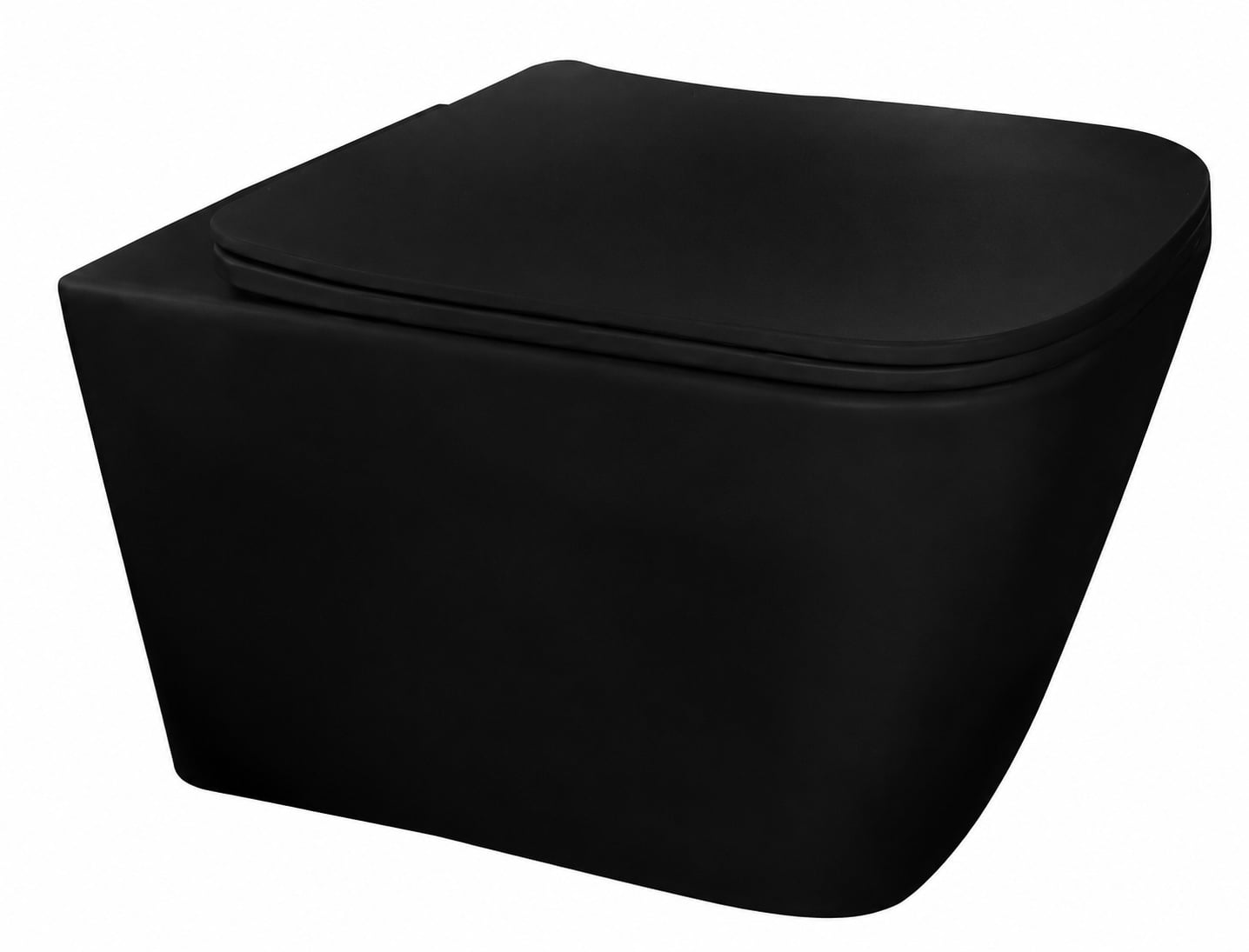 Конзолна тоалетна чиния Cascada Торнадо Eclipse Black черен мат