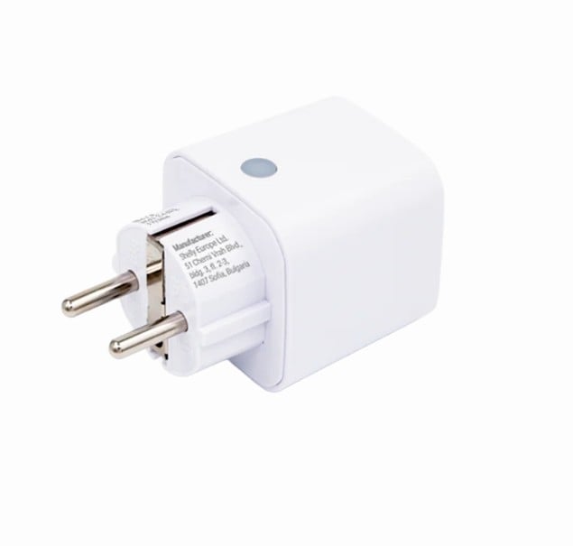 Smart адаптер за контакт 13A с мерител Shelly Plug M Gen3