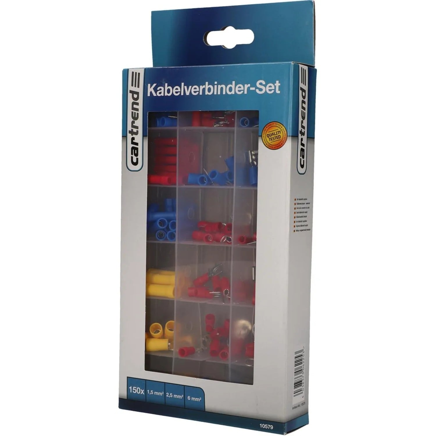 Комплект кабелни съединители 1,5–2,5 mm², 150 части CARTREND