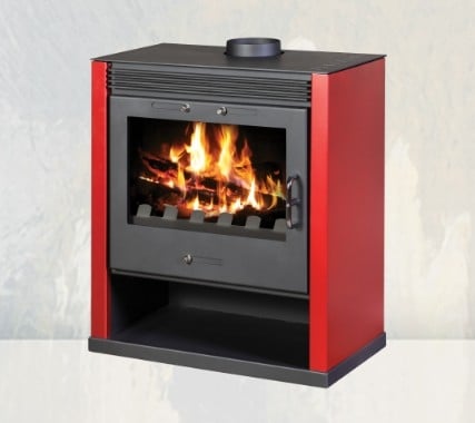 Камина Виктория Рубин 13kW червена
