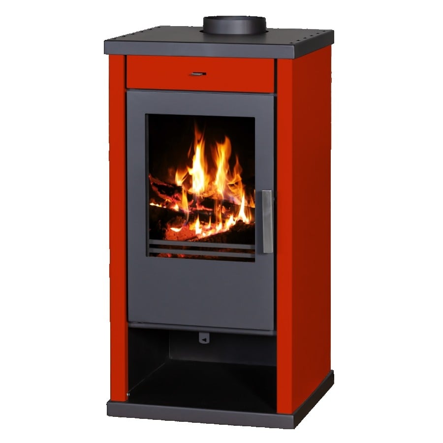 Камина Виктория Ванеса лукс червена 7.5 kW