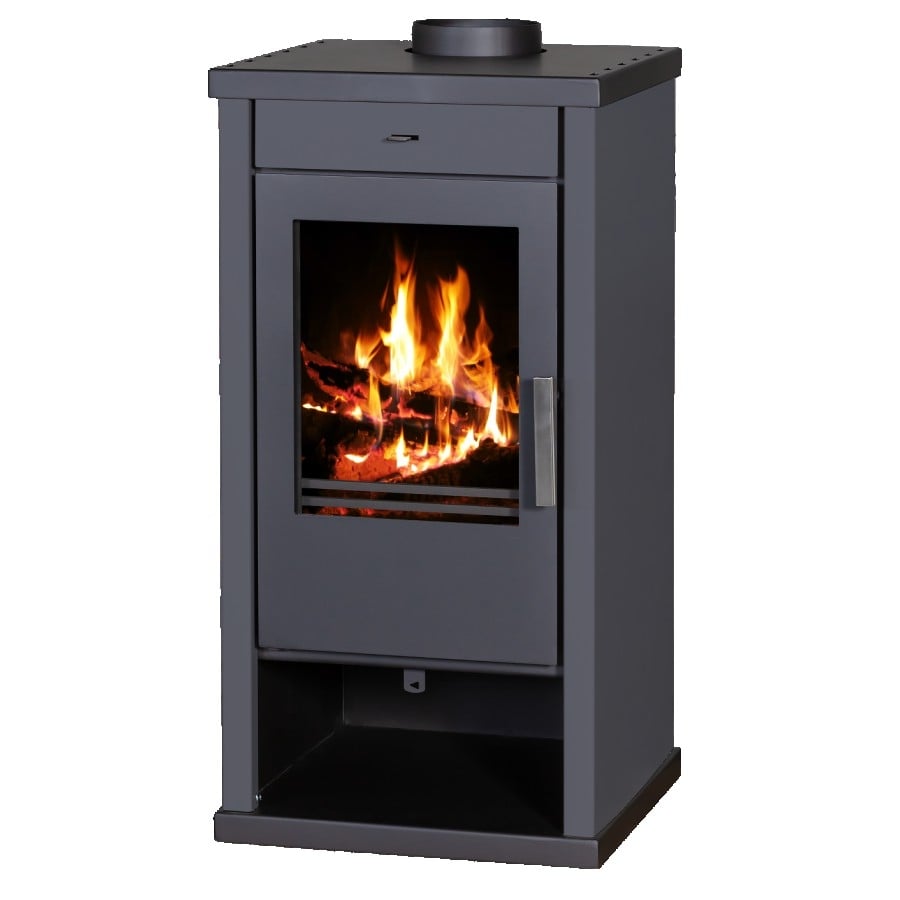 Камина Виктория Ванеса лукс сива 7.5 kW