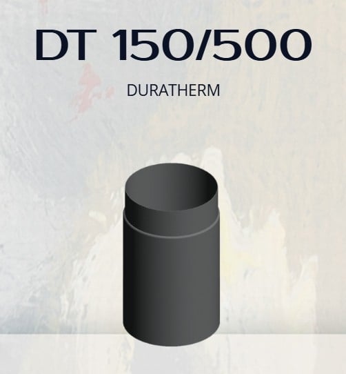 Димоотводна тръба права Duratherm DT, Ф150, 50 cm