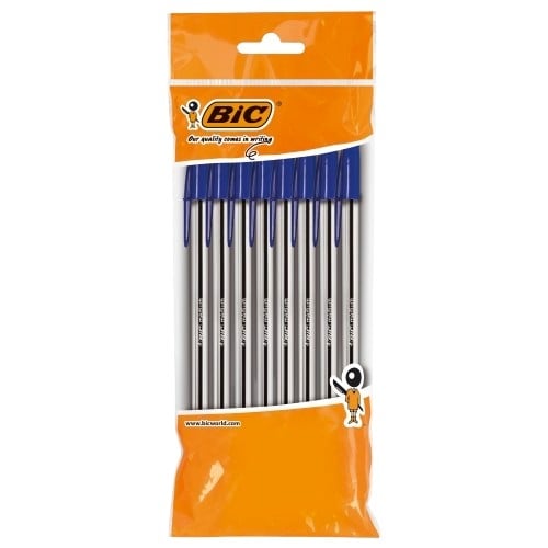 Химикалки BIC Cristal сини 8 броя
