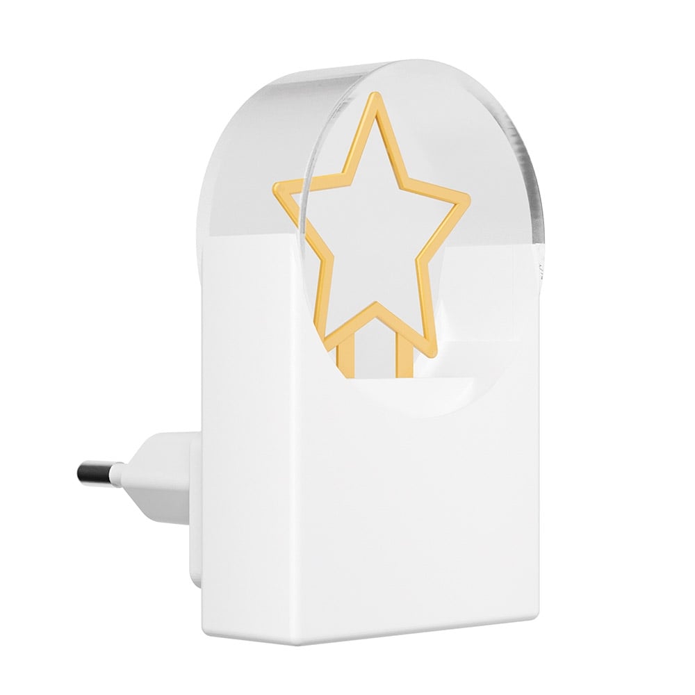 Мини LED нощна лампа Vito Star 0,5W 2700K бяла