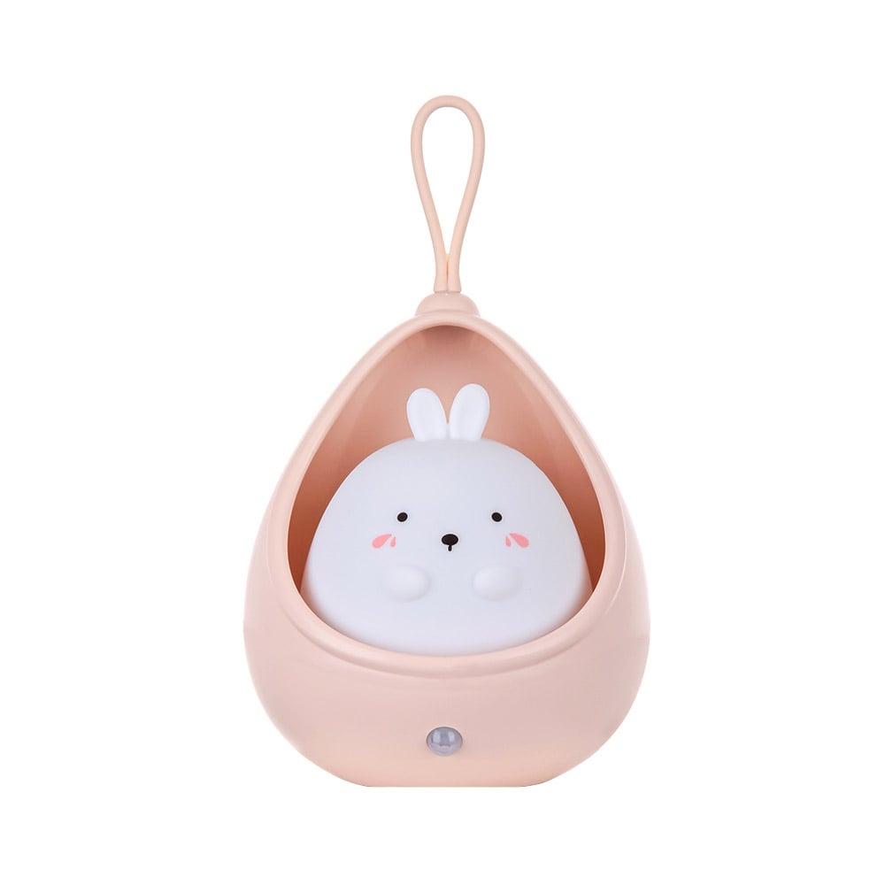 Мини LED презареждаема нощна лампа Vito Capybara 1W 3000K розова