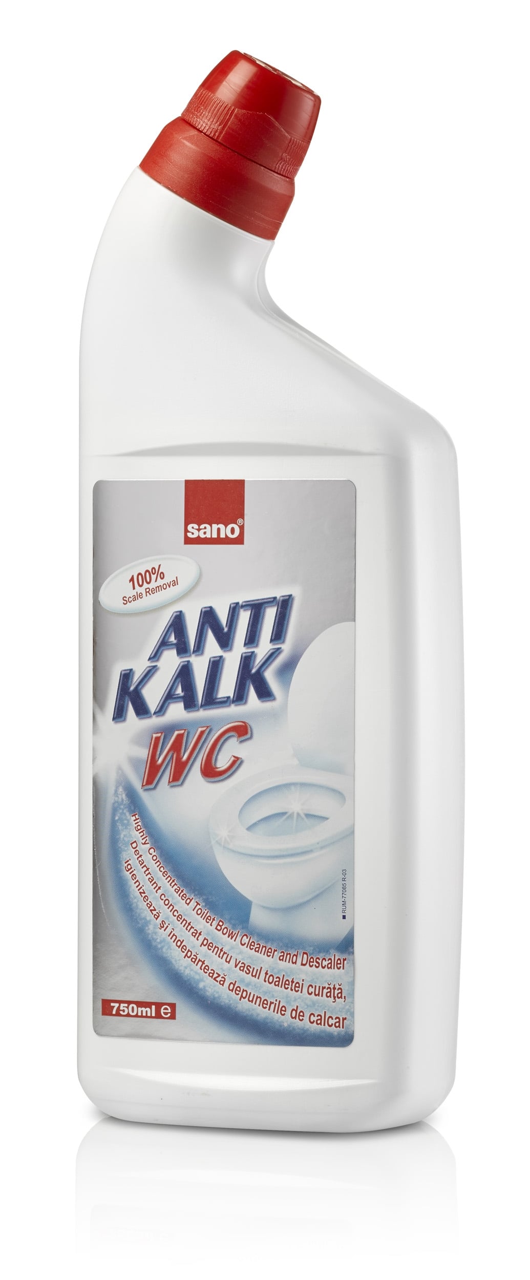 Препарат за почистване на тоалетна Sano Anti Kalk WC 750мл