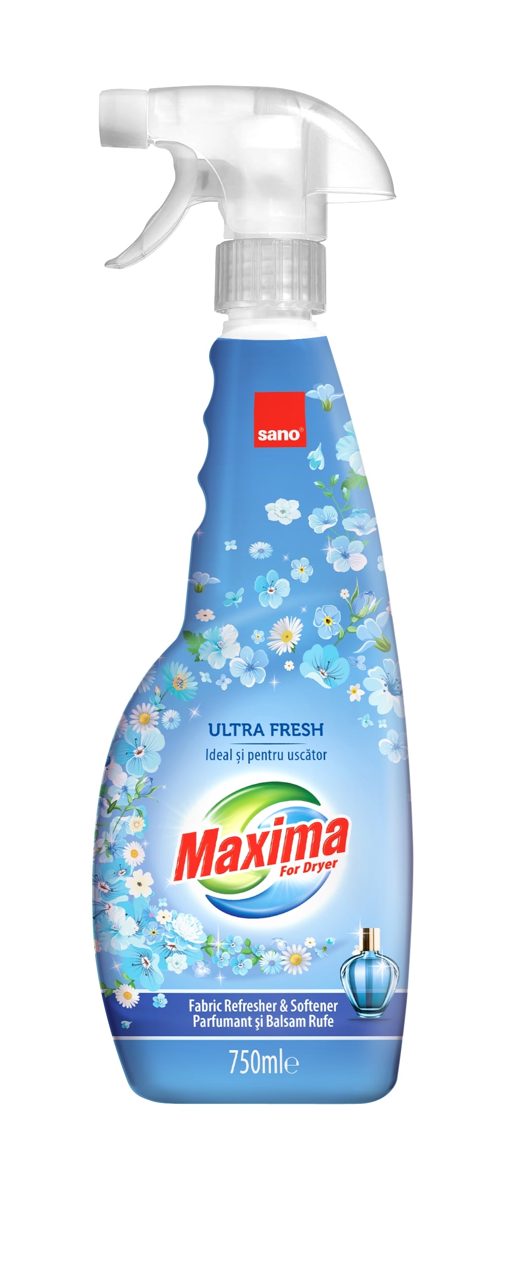 Омекотител спрей за сушилня Sano Maxima Ultra Fresh 750мл