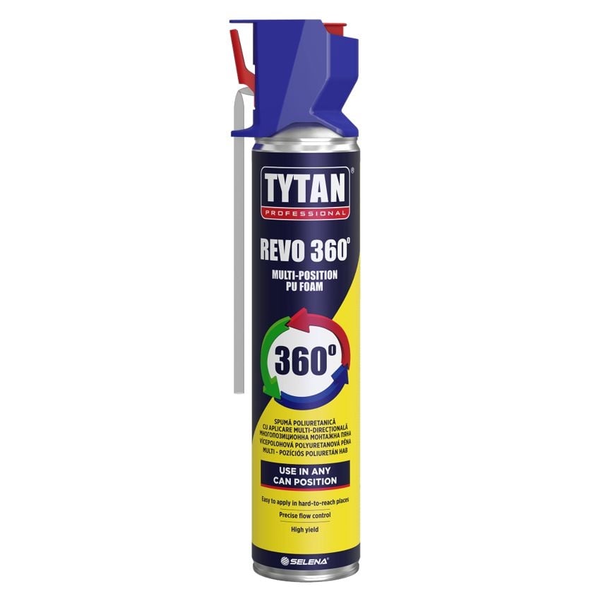 Монтажна пяна Tytan Professional REVO 360° 780мл