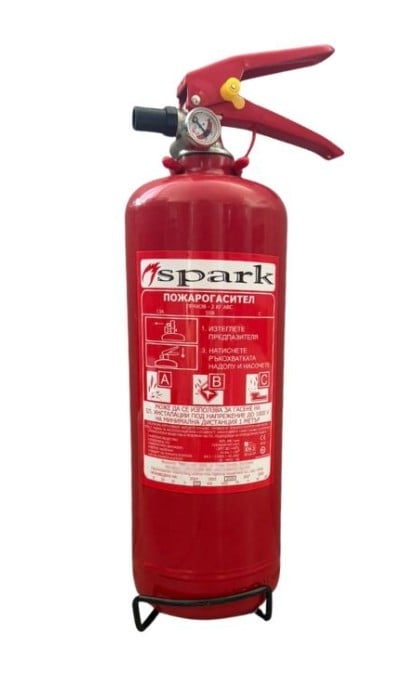 Прахов пожарогасител SPARK - 2кг 13A / 55B / C