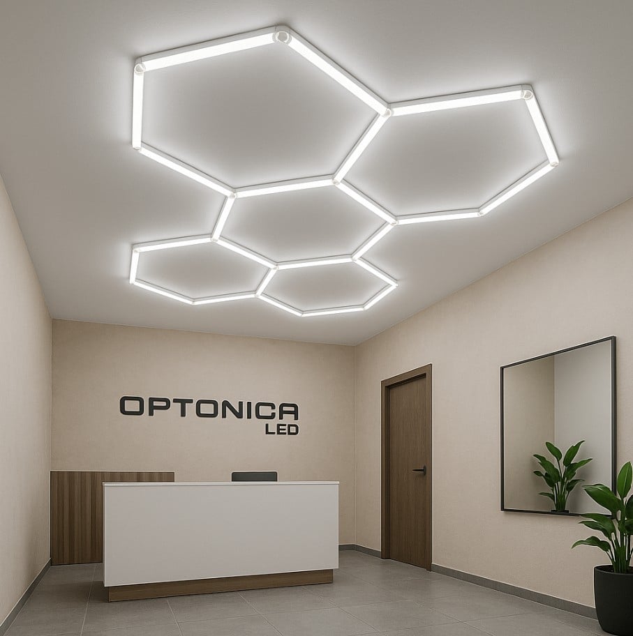 LED осветително тяло Хексагон 5HEXS 192W 3CCT