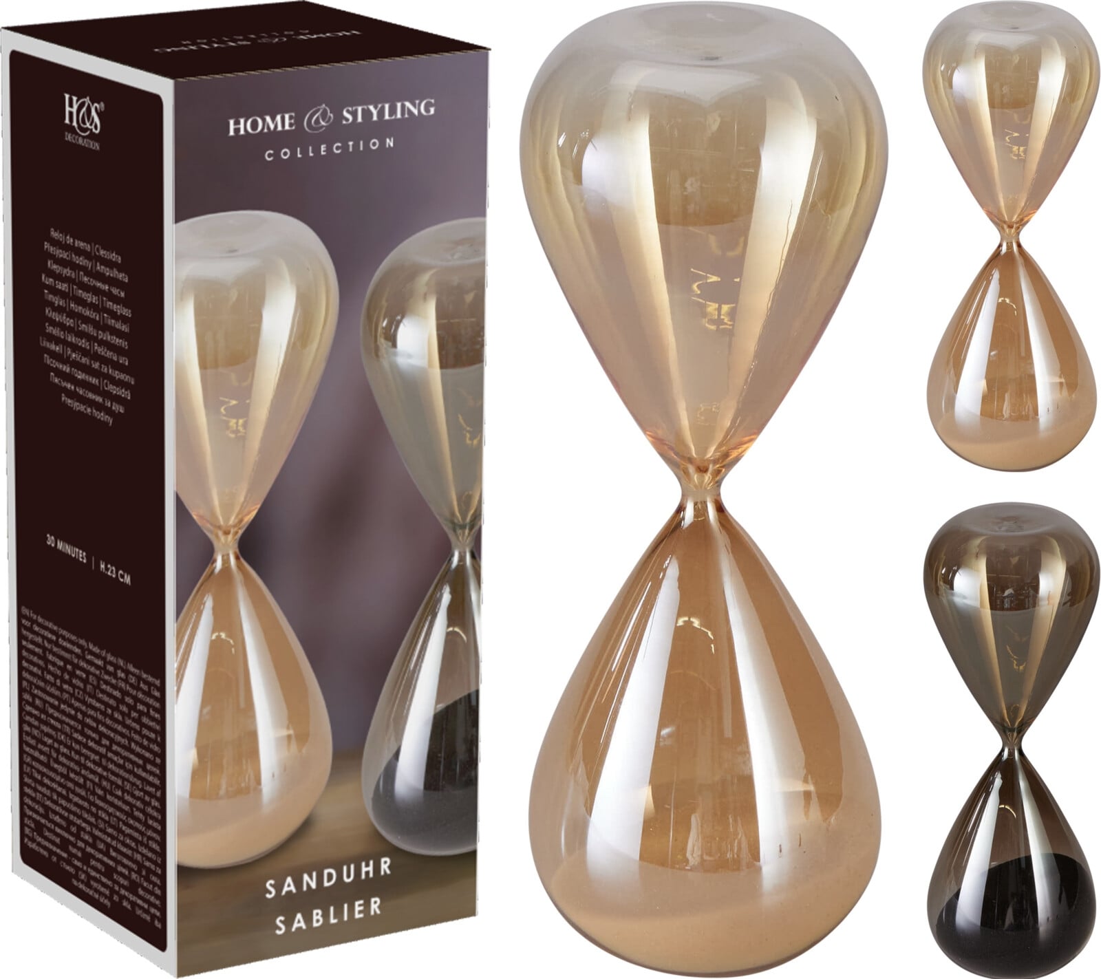 Пясъчен часовник Luster 23см микс