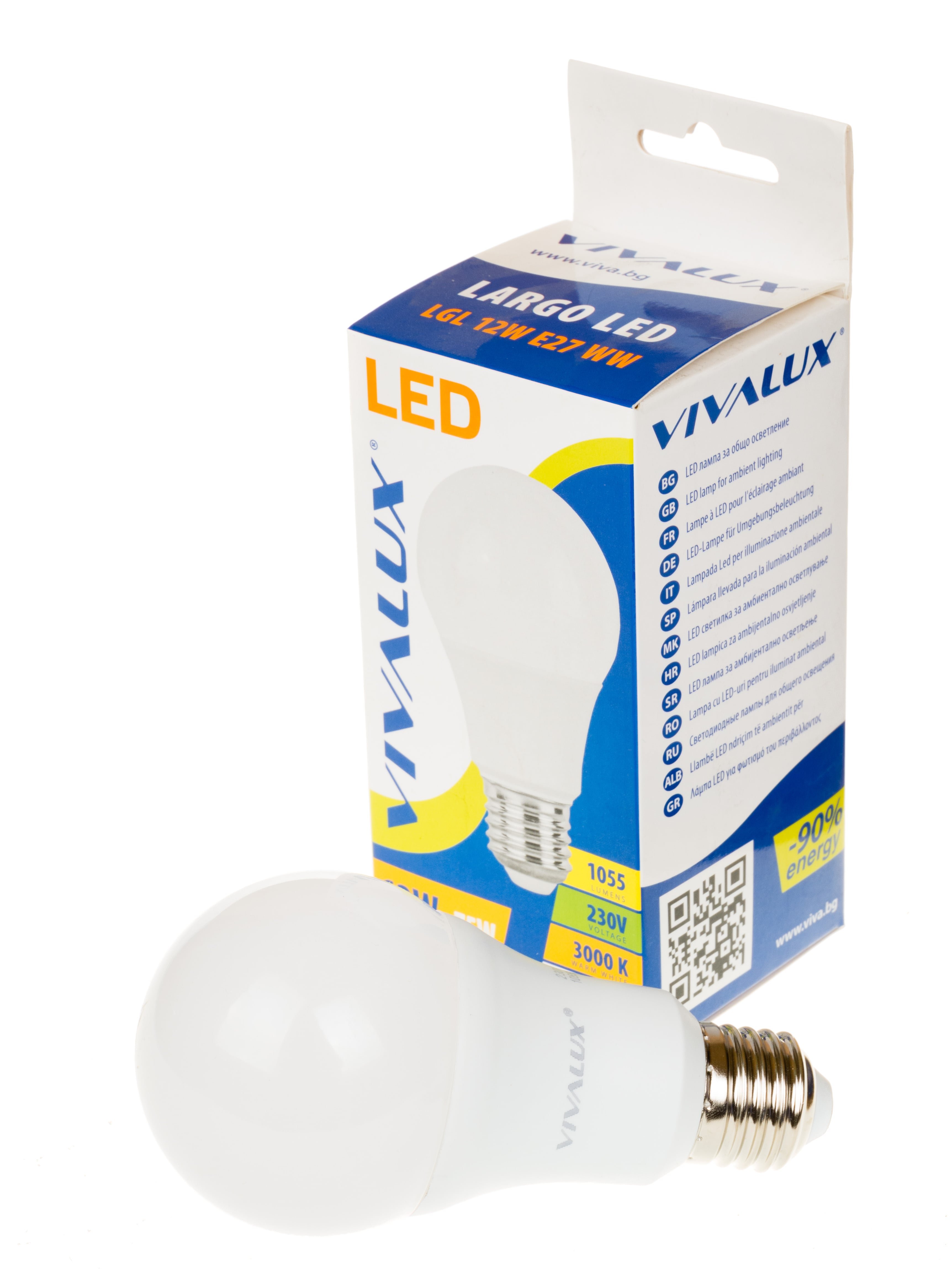 LED крушка Vivalux E27 12W 3000K