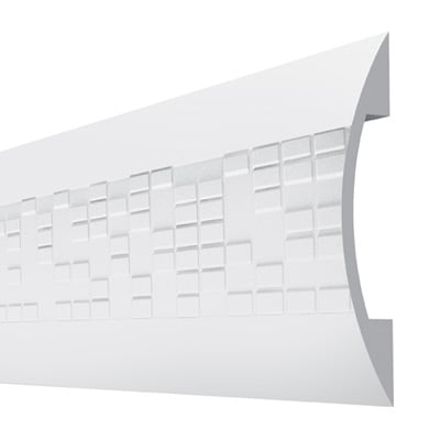 Профил за декорация / кабел канал TV ST3 полимер 12x200cm 